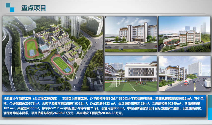 祝龙田小学新建工程(全过程工程咨询):