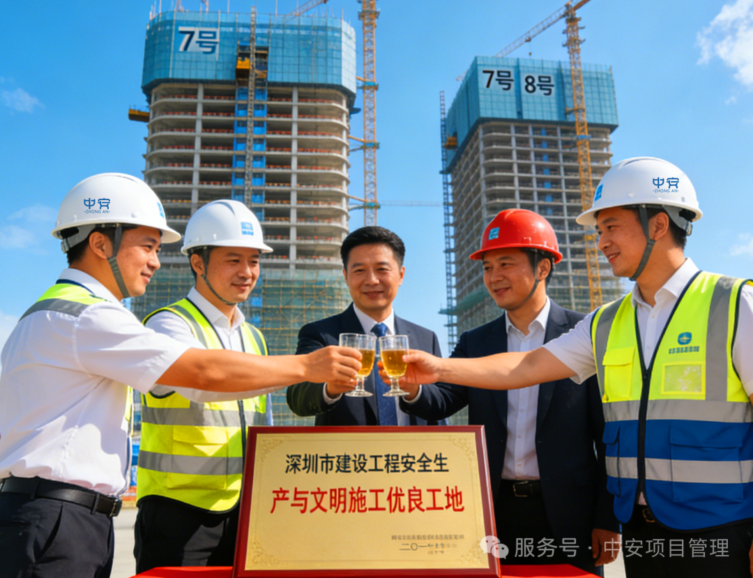 项目在2025年度下半年深圳市建设工程安全生产与文明施工优良工地评选中,成功斩获市级“双优”工地称号