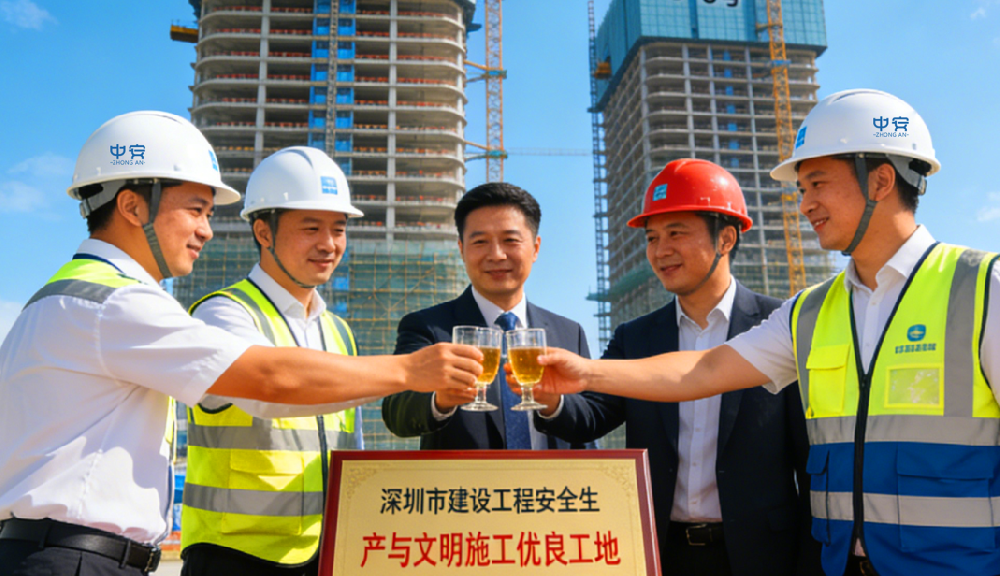 湾区监理新名片：中安监理助力智荟创新园斩获深圳 “双优” 工地大奖