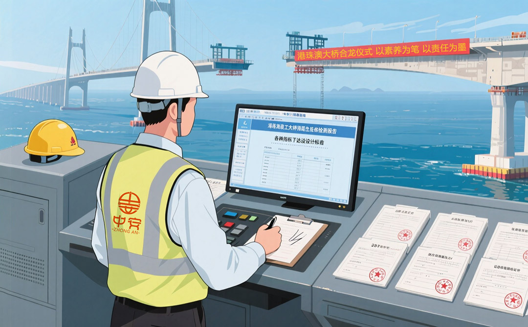 一位戴着安全帽的监理工程师