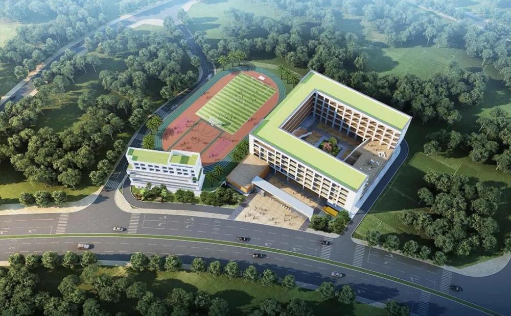 祝龙田小学整体设计效果图