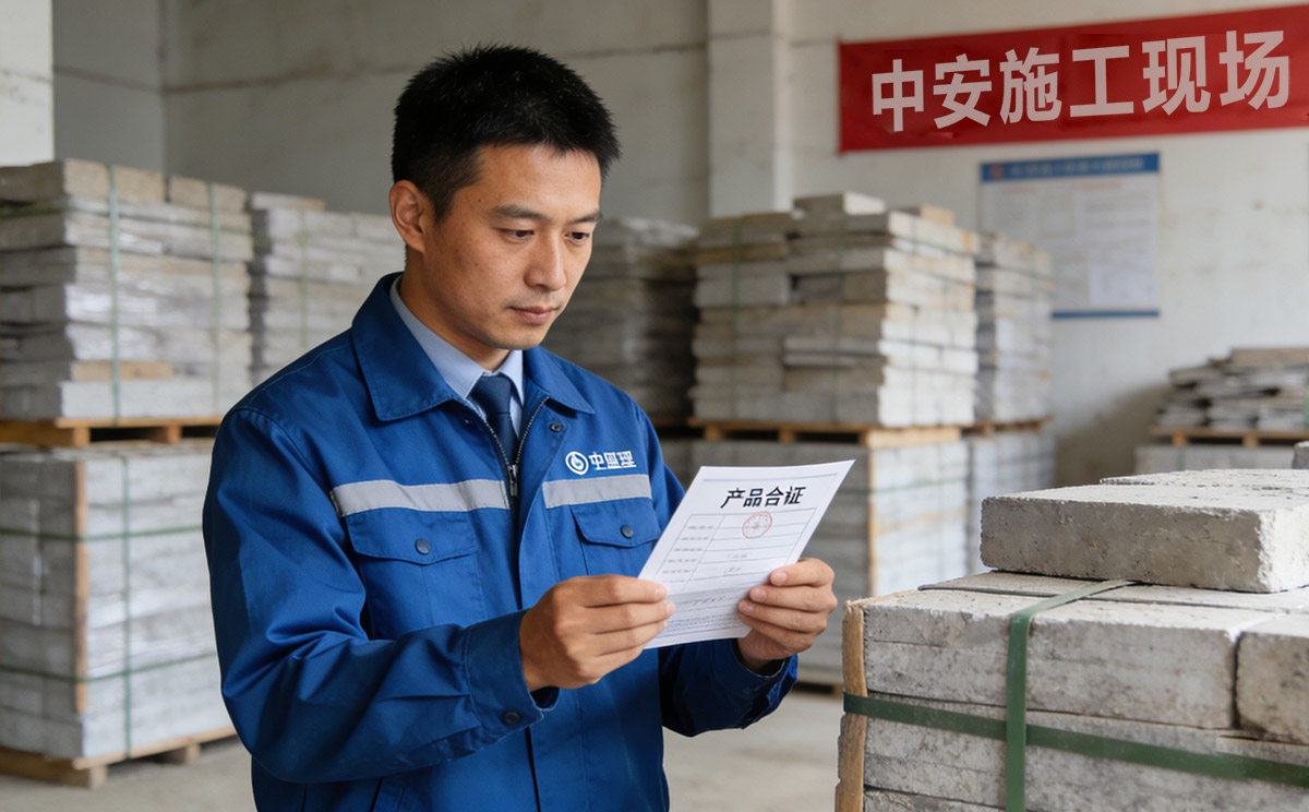 在工程现场进行验收的监理工程师