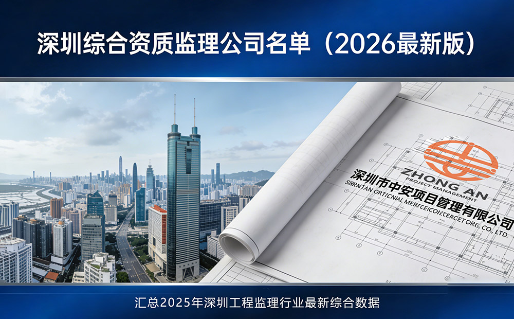 深圳综合资质监理公司名单(2026 最新版)